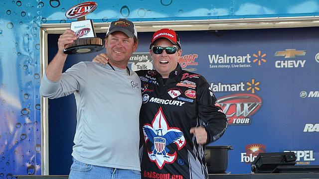 Day-one Dave delivers co-angler title  – FLW Communications