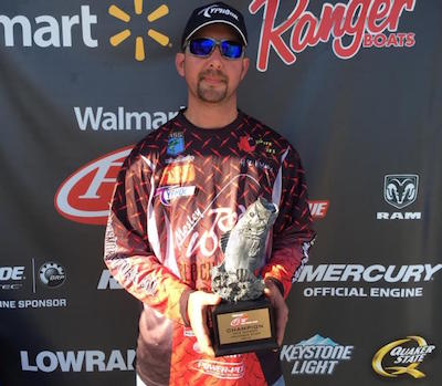 MOSLEY WINS WALMART BASS FISHING LEAGUE OKIE DIVISION EVENT ON THE ARKANSAS RIVER