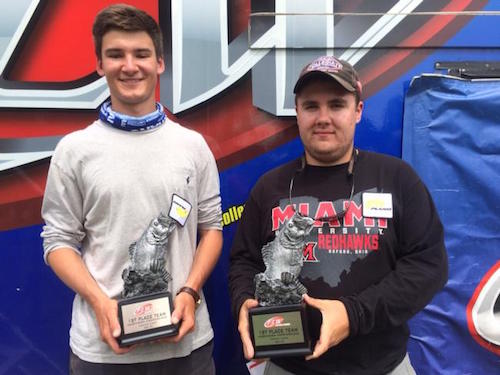 MIAMI UNIVERSITY OF OHIO WINS FLW COLLEGE FISHING NORTHERN CONFERENCE EVENT ON INDIAN LAKE