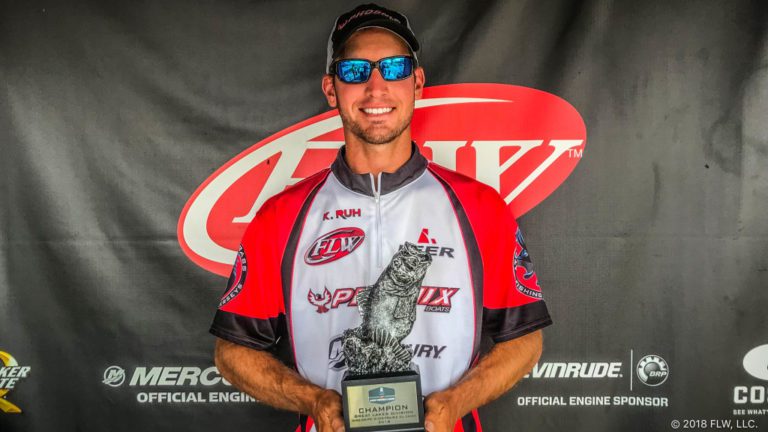ONALASKA’S RUH WINS T-H MARINE FLW BASS FISHING LEAGUE GREAT LAKES DIVISION TOURNAMENT ON MISSISSIPPI RIVER AT PRAIRIE DU CHIEN