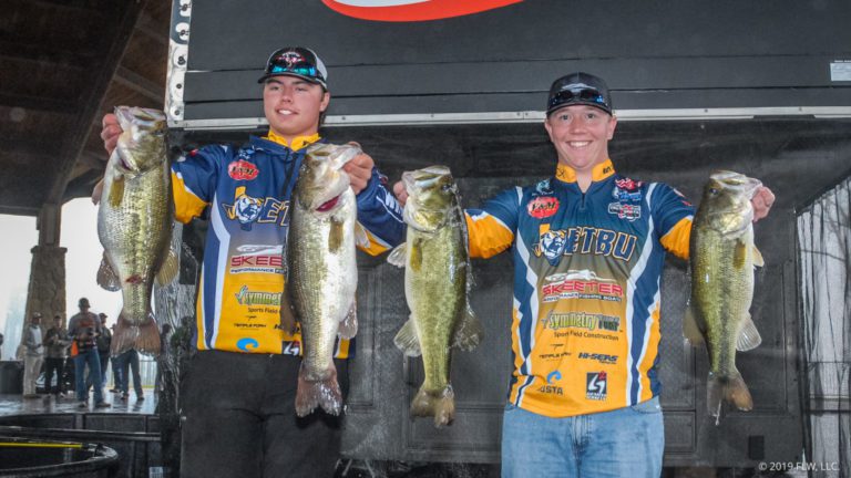 EAST TEXAS BAPTIST UNIVERSITY WINS YETI FLW COLLEGE FISHING SOUTHERN CONFERENCE OPENER ON SAM RAYBURN