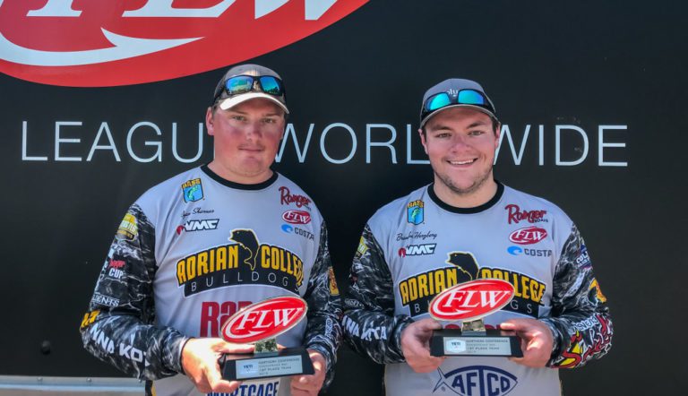 ADRIAN COLLEGE WINS YETI FLW COLLEGE FISHING NORTHERN CONFERENCE TOURNAMENT ON CHESAPEAKE BAY PRESENTED BY BASS PRO SHOPS