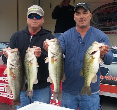 Joey Bramlett & Barry Holloman win Carolina’s BASS Challenge on Lake Wateree – Clearwater Cove, SC(Feb 20, 2016)