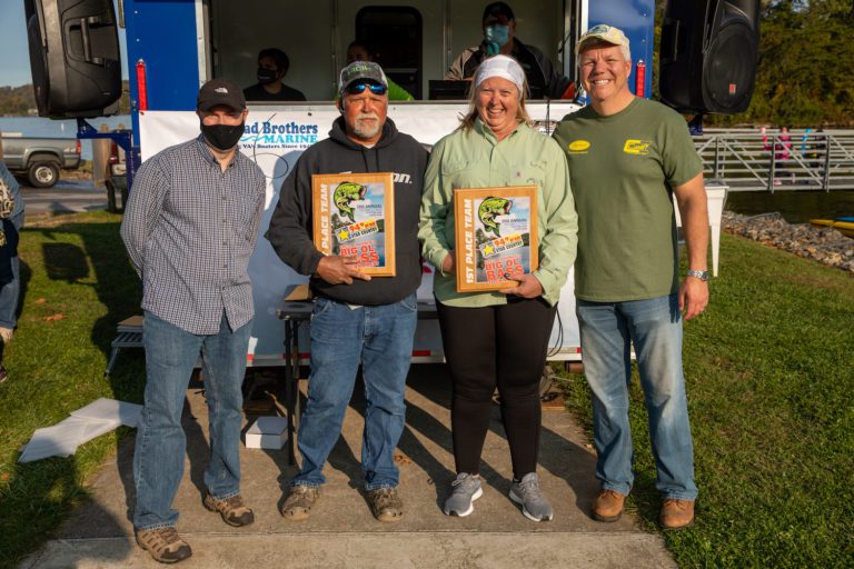 Randy & Sandra Arthur Win Brett & Boomer’s Big Ol’ Bass Tournament on Claytor lake Oct 17th 2020