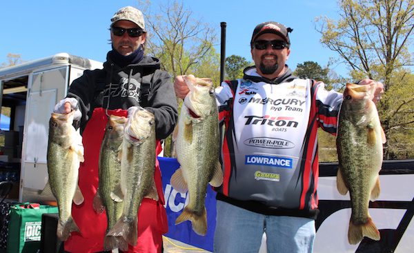 Jeff Lugar & Rickey Fulk Win  Bass Nation of VA Mr Bass April 09th & 10th 2016 Lake Gaston VA
