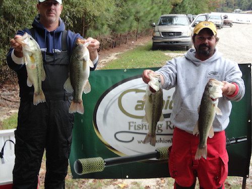 Ryan Rigsbee & Bubba Haywood Win CASHION FISHING RODS ‘END OF YEAR’ TEAM TOURNAMENT BASS FISHING TRAIL QUALIFIER #7 RESULTS Saturday October 10th, 2015 ~ Kerr Lake