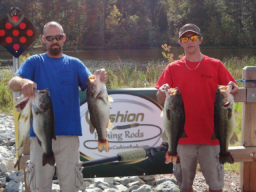 CASHION FISHING RODS 'END OF YEAR' TEAM BASS TRAIL QUALIFIER #7 RESULTS Saturday October 11th, 2014