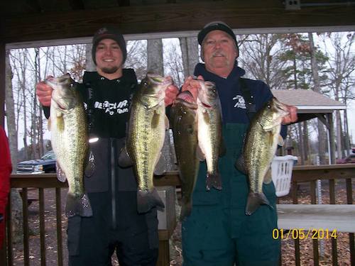 Lake Anna Winter Series – January 5, 2014 Results