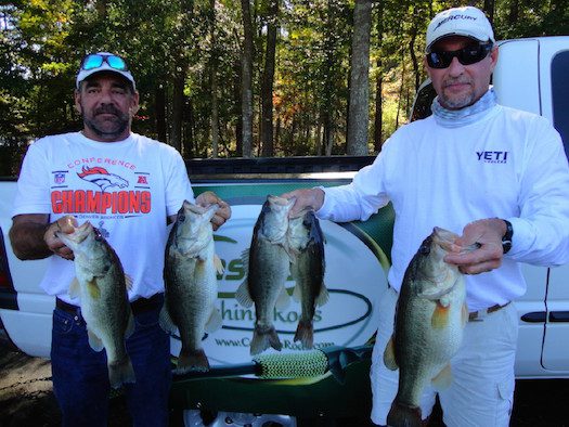 CASHION FISHING RODS 'END OF YEAR' TEAM BASS TRAIL QUALIFIER #8 RESULTS Saturday October 25, 2014 ~ Falls Lake ~ Ledge Rock Wildlife Ramp