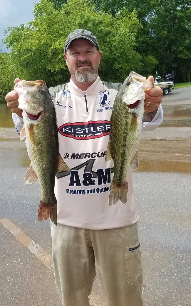Mike Sims Takes the win on Kerr Reservoir American Bass Anglers June 3,2018