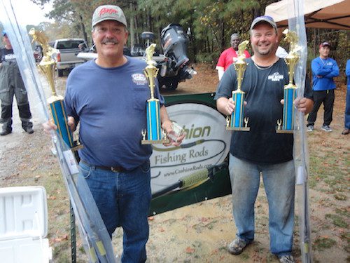 Mark Herndon and Jay Garrard Win Cashion Fishing Rods “End Of Year’ Team Tournament Trail Championship November 7th 2015 Kerr Lake