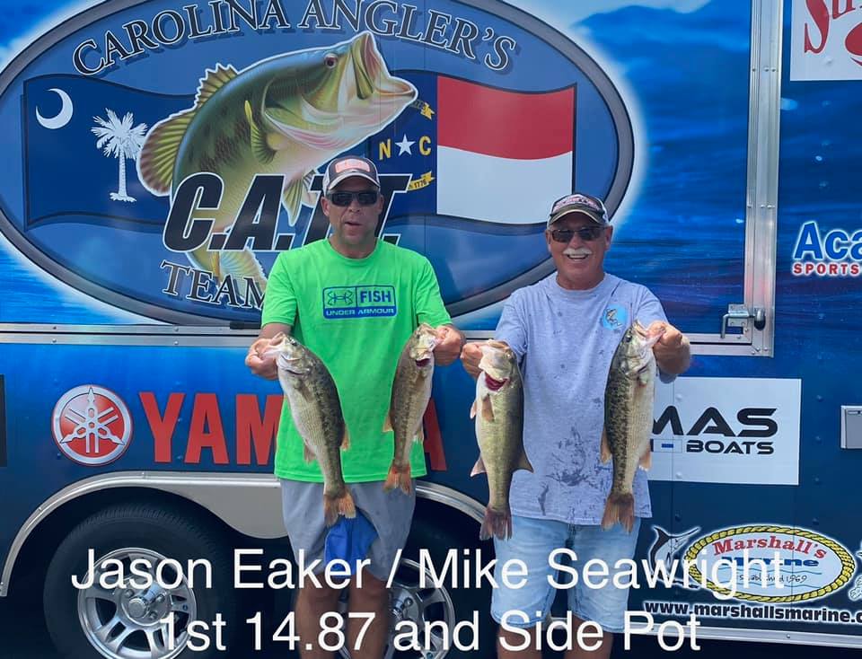 Jason Eaker & Mike Seawright Win CATT Lake Norman, NC Open Aug 22, 2020