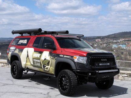 A.R.E. 2014 FISHING TEAM TUNDRA PROJECT TRUCK SHOWCASES STORAGE AND STYLE AT 2014 BASSMASTER EVENTS