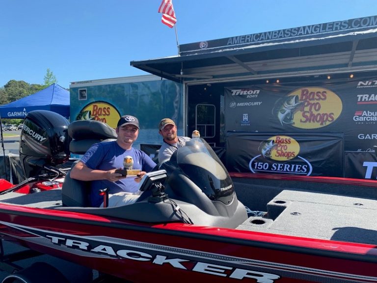 Moore and Carnes Win ABA Bass Pro Shops 150 event on Lake Norman April 27,2019