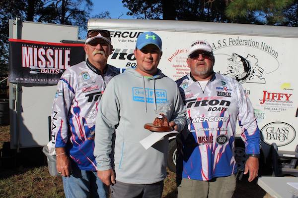 Joey Branch Wins 2016 Virginia Bass Nation Championship 10/22-10/23/2016 on the Chickahominy River