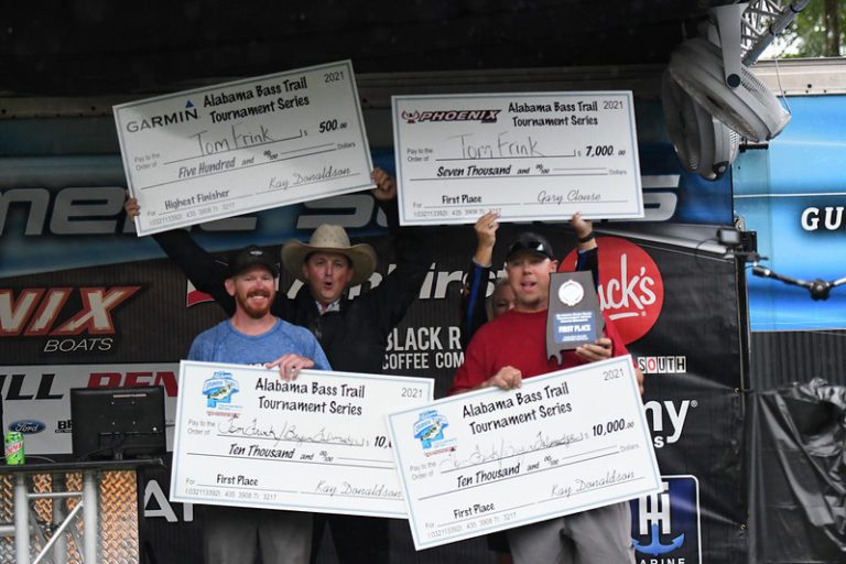 Tom Frinks and Bryan Talmadge take the win with 16.66 on Alabama River By Jason Duran