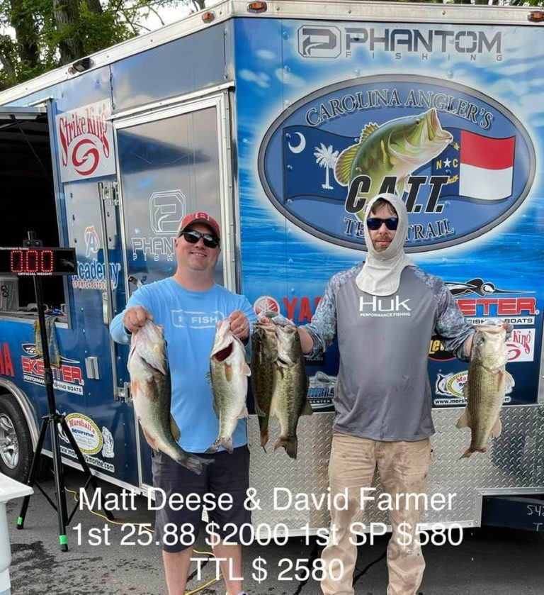 David Farmer & Matt Deese Win CATT Old North Jordan Lake, NC May 8, 2021