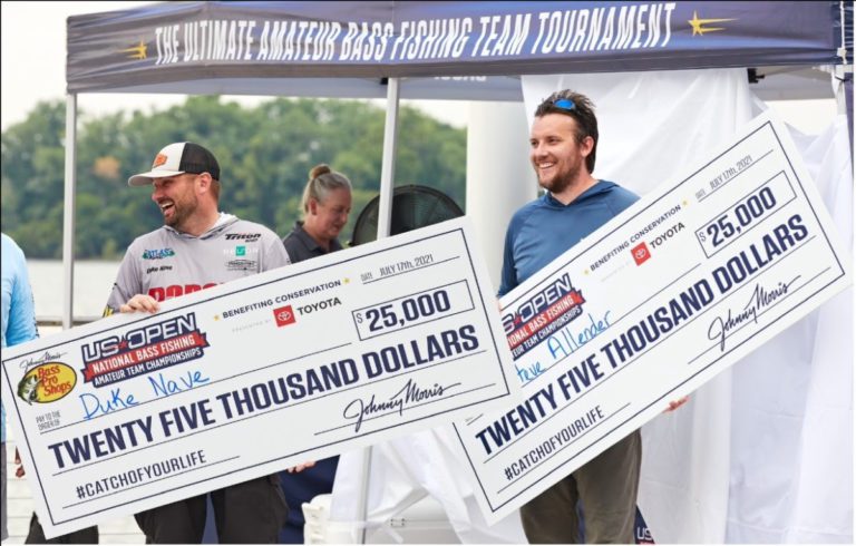 Fishing Buddies Win Top Prizes at  Bass Pro Shops US Open Regional Qualifying Event on Potomac River