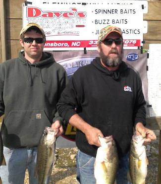 Carolina Anglers Team Trail LLC Old North Kerr March 22, 2014 – Results