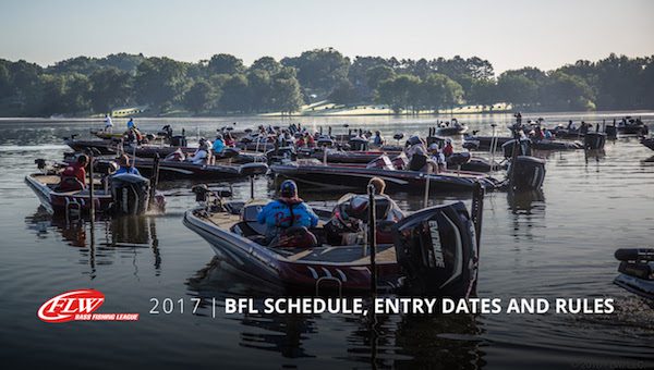 FLW ANNOUNCES 2017 BASS FISHING LEAGUE SCHEDULE, RULES