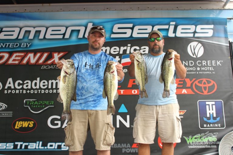 Kevin Phillips and Robert Medas win 2018 Alabama Bass Trail Lake Jordan by Dan O’Sullivan
