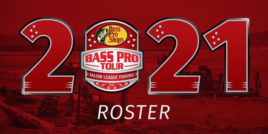 Major League Fishing Unveils 2021 Bass Pro Tour Roster