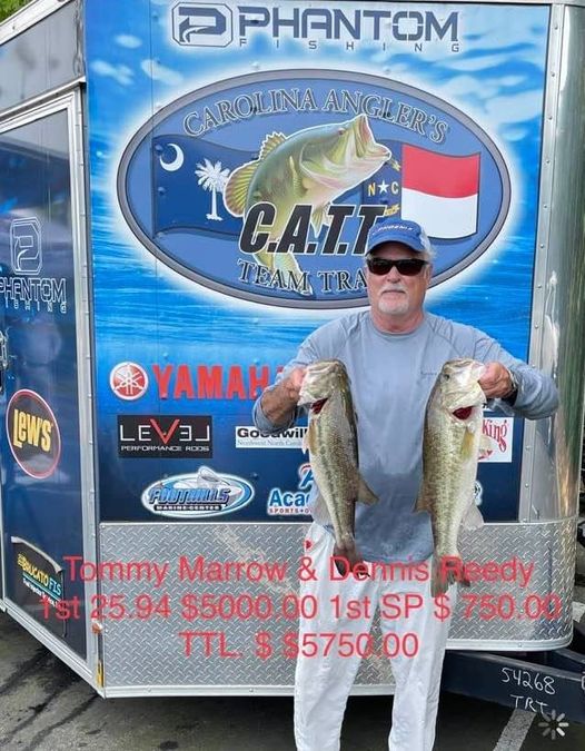 Dennis Reedy & Tommy Marrow Win CATT Old North Final Falls Lake, NC June 19, 2021