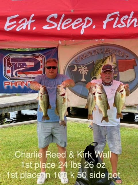Charlie Reed & Kirk Wall Win CATT Phantom Outdoors Invitational Chowan River, NC June 26, 2021
