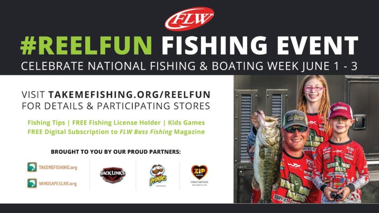 FLW TEAMS WITH WALMART AND TAKE ME FISHING™ TO KICK OFF NATIONAL FISHING AND BOATING WEEK WITH #REELFUN FISHING EVENTS AT 2,000 WALMART LOCATIONS