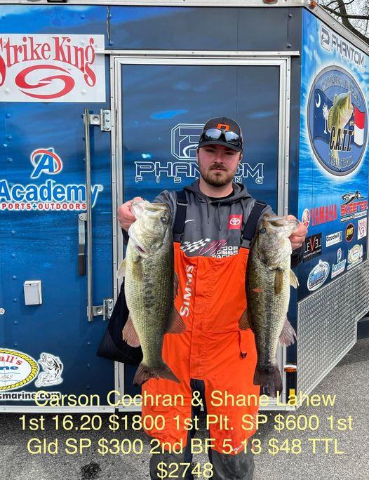 Carson Cochran & Shane Lehew Win Phantom Outdoors Invitational Lake Norman, NC April 2, 2022