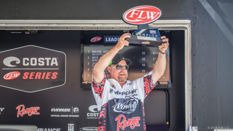 KELSEYVILLE’S BREAZEALE LEADS WIRE-TO-WIRE, WINS COSTA FLW SERIES AT CLEAR LAKE PRESENTED BY EVINRUDE