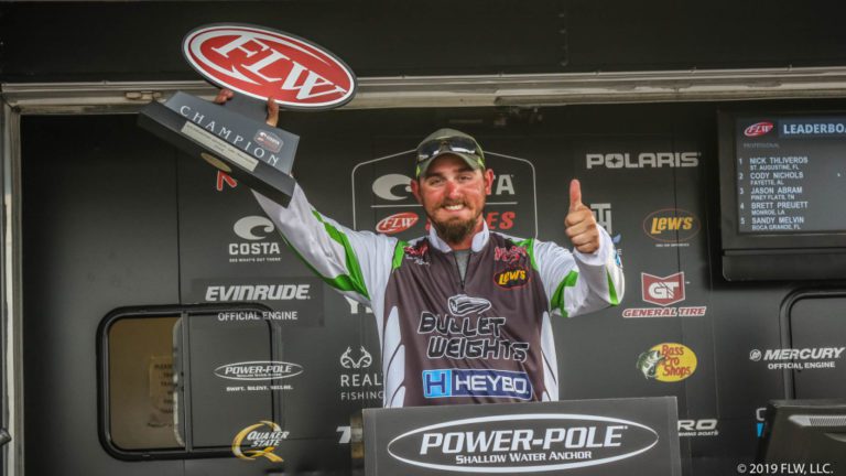 NICK THLIVEROS WINS COSTA FLW SERIES ON LAKE OKEECHOBEE PRESENTED BY POWER-POLE