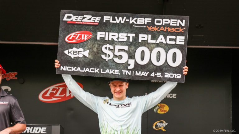 MICHIGAN’S KOROSTETSKYI WINS DEE ZEE FLW/KBF KAYAK OPEN AT NICKAJACK LAKE PRESENTED BY YAKATTACK