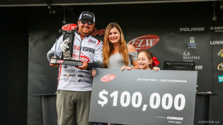JOHN COX WINS FLW TOUR AT LAKE CHICKAMAUGA PRESENTED BY EVINRUDE