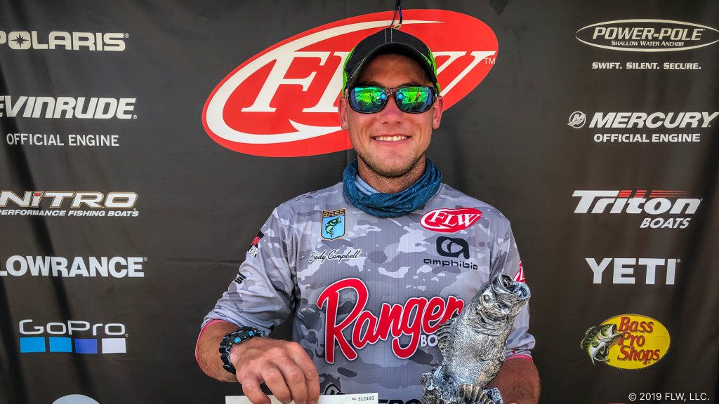 OHIO’S CAMPBELL WINS T-H MARINE FLW BASS FISHING LEAGUE TOURNAMENT ON ROUGH RIVER LAKE PRESENTED BY NAVIONICS