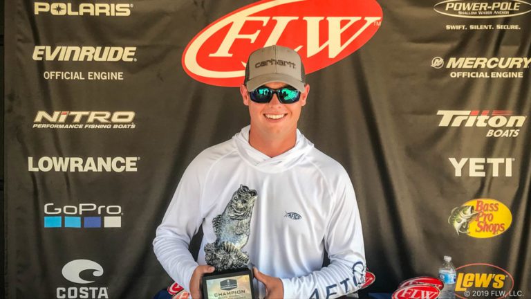 SUNRISE BEACH’S HARLIN WINS T-H MARINE FLW BASS FISHING LEAGUE TOURNAMENT ON LAKE OF THE OZARKS