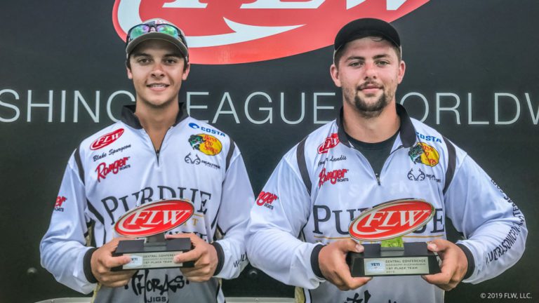PURDUE UNIVERSITY FORT WAYNE WINS YETI FLW COLLEGE FISHING CENTRAL CONFERENCE TOURNAMENT ON MISSISSIPPI RIVER PRESENTED BY EVINRUDE