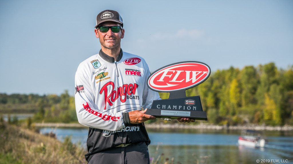 VIRGINIA’S VAUGHAN WINS COSTA FLW SERIES TOURNAMENT ON ST. LAWRENCE RIVER PRESENTED BY REALTREE FISHING