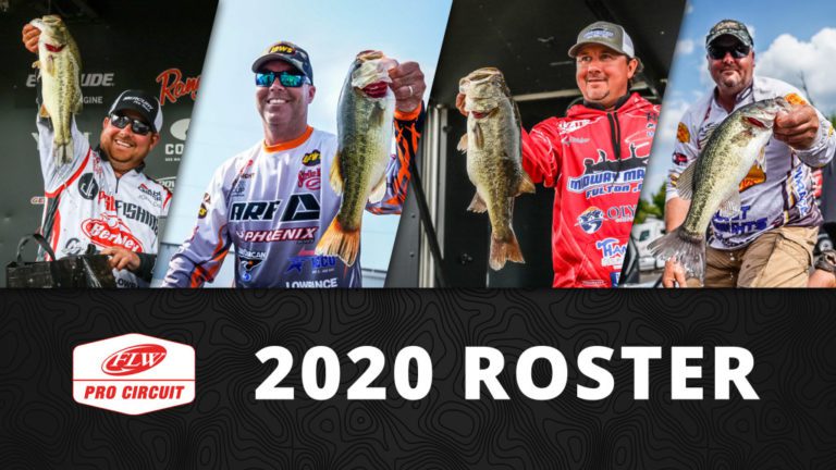 FLW ANNOUNCES 2020  FLW PRO CIRCUIT ROSTER