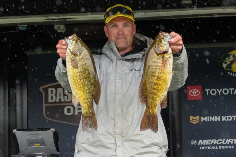 Despite Slow Start, Perkins Leads Bassmaster Northern Open On Oneida