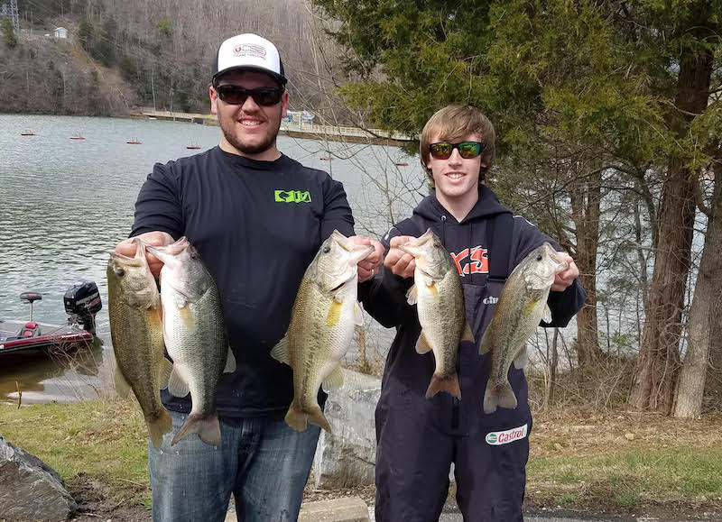 Robert Parker & Phillip Jarabeck Win HillCity Bassmasters March 18,2017 Leesville Lake