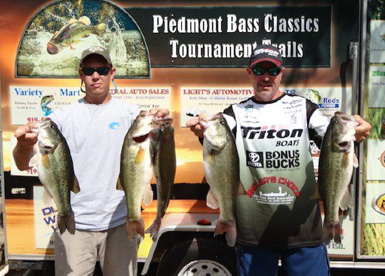 BOATS UNLIMITED NC TEAM TOURNAMENT BASS TRAIL QUALIFIER #7 RESULTS Saturday May 31, 2014 ~ Jordan Lake ~