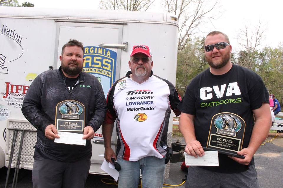Kenny Wright & Charlie Seymore Win Bass Nation of VA Mr Bass  April 13th & 14th 2019