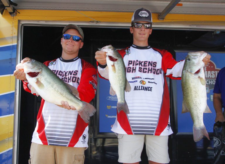 Pickens High Team Moves Into First At Bassmaster High School National Championship