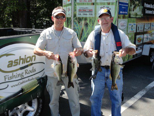 Allen Stout & Mark Sharpe win the Cashion  Fishing Rods 'end of year' team bass trail qualifier #6 Results Saturday September 27th, 2014