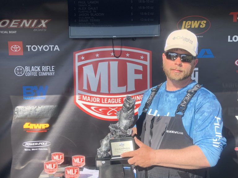 Trinity’s Johnson Claims Phoenix Bass Fishing League Event Title on Wheeler Lake