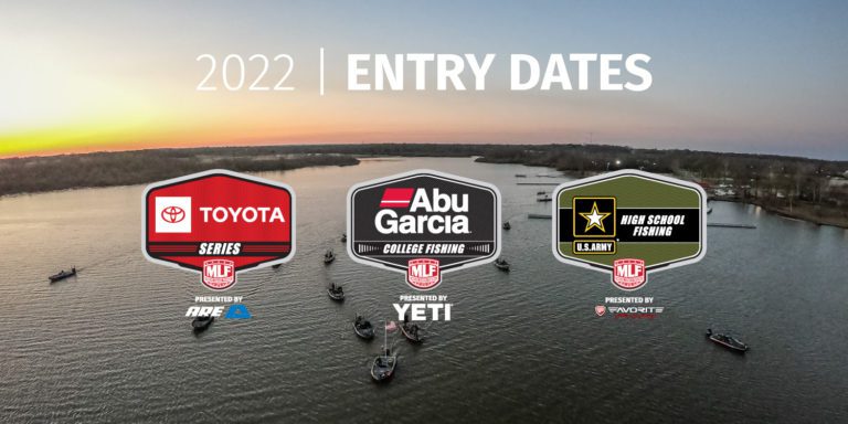 Major League Fishing Announces Entry Dates for 2022 Toyota Series, Abu Garcia College Fishing and U.S. Army High School Fishing