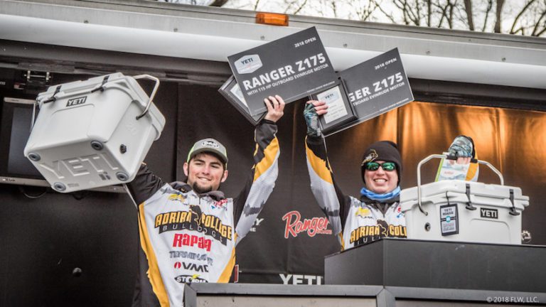 ADRIAN COLLEGE WINS FOURTH-ANNUAL YETI FLW COLLEGE FISHING OPEN ON KENTUCKY/BARKLEY LAKES