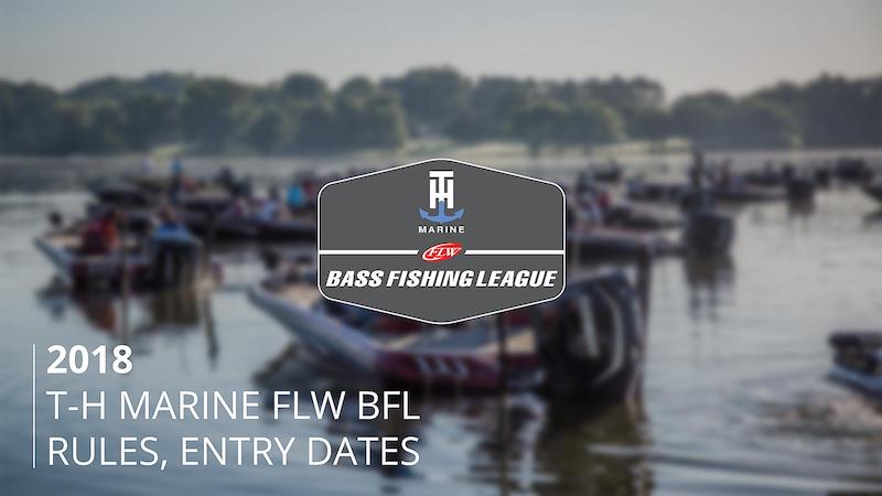 FLW ANNOUNCES 2018 T-H MARINE BASS FISHING LEAGUE SCHEDULE, RULES