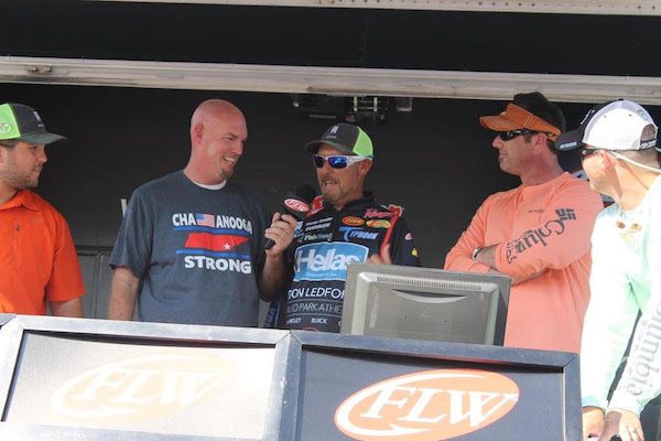 The team of Wesley Strader and Cory D. Smith Win the NoogaStrong Memorial Bass Tournament on Lake Chickamauga